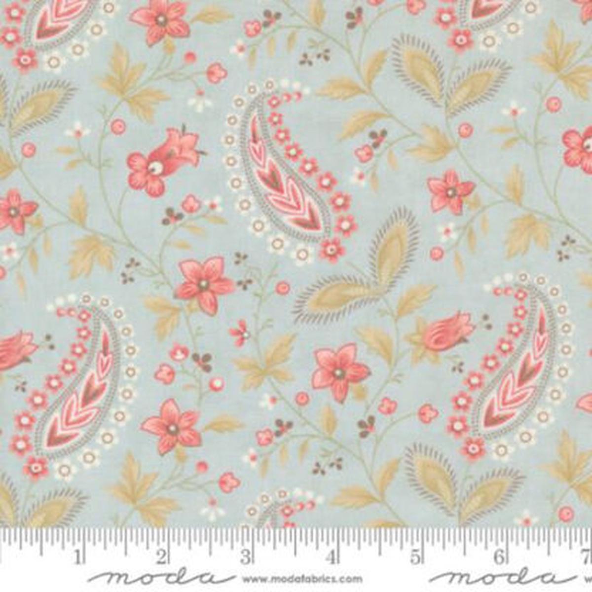 100% Cotton  Muse  544393-12  Sky  by 3 Sisters for Moda  44 In wide