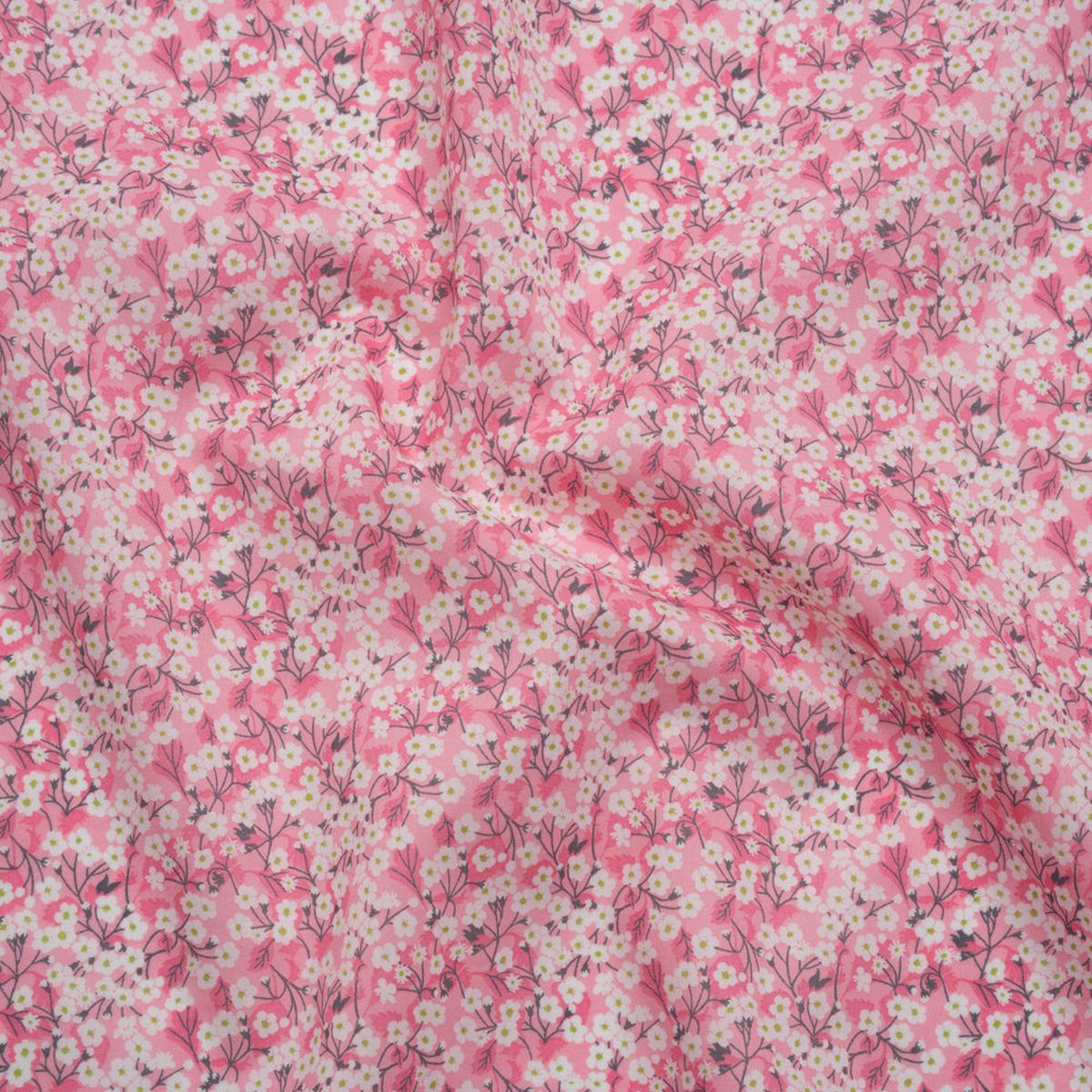 Liberty Fabrics Tana Lawn - Mitsi Valeria Light Pink - Pale Pink Cherry Blossoms