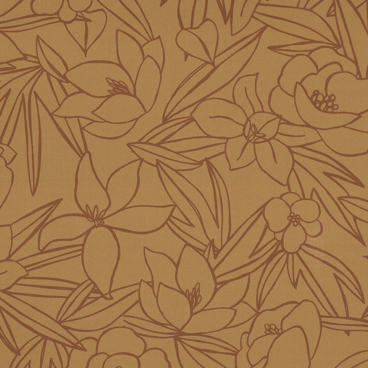 Mood Exclusive Night in Tunisia Orange Cotton Poplin