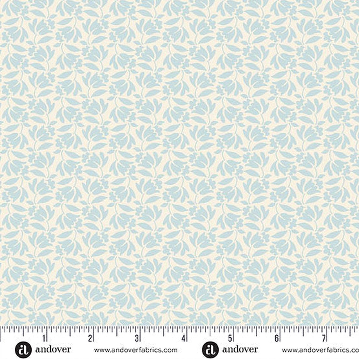 Special Delivery Lilybell Ice 44"/45" Cotton Fabric Per Yard