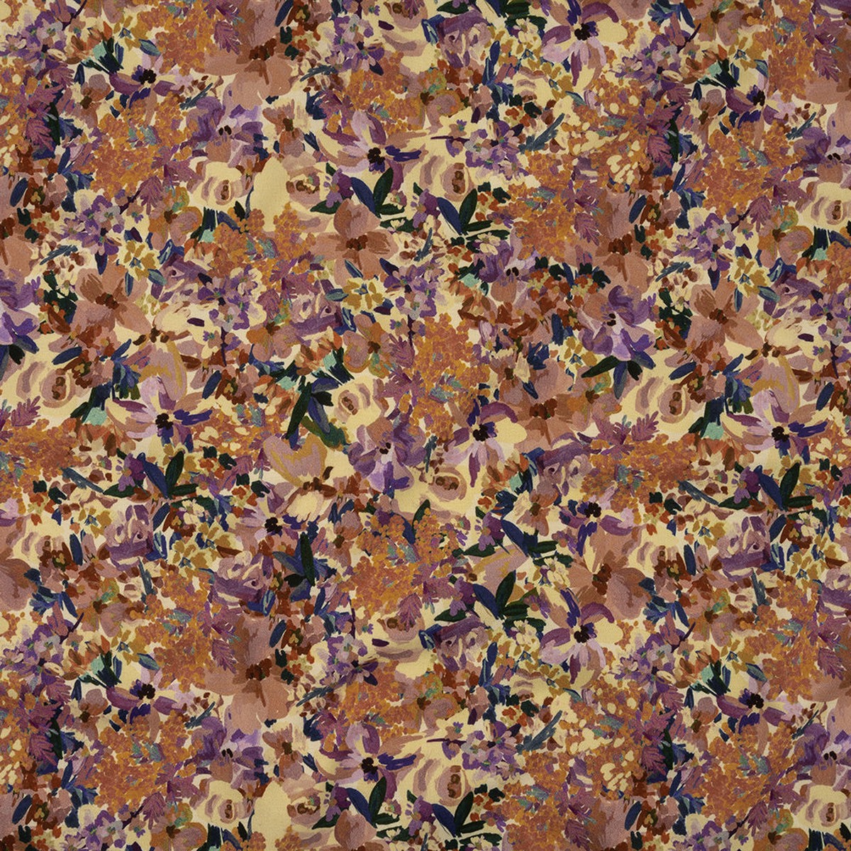 Mood Exclusive Pollocks Perennials Stretch Brushed Cotton Twill