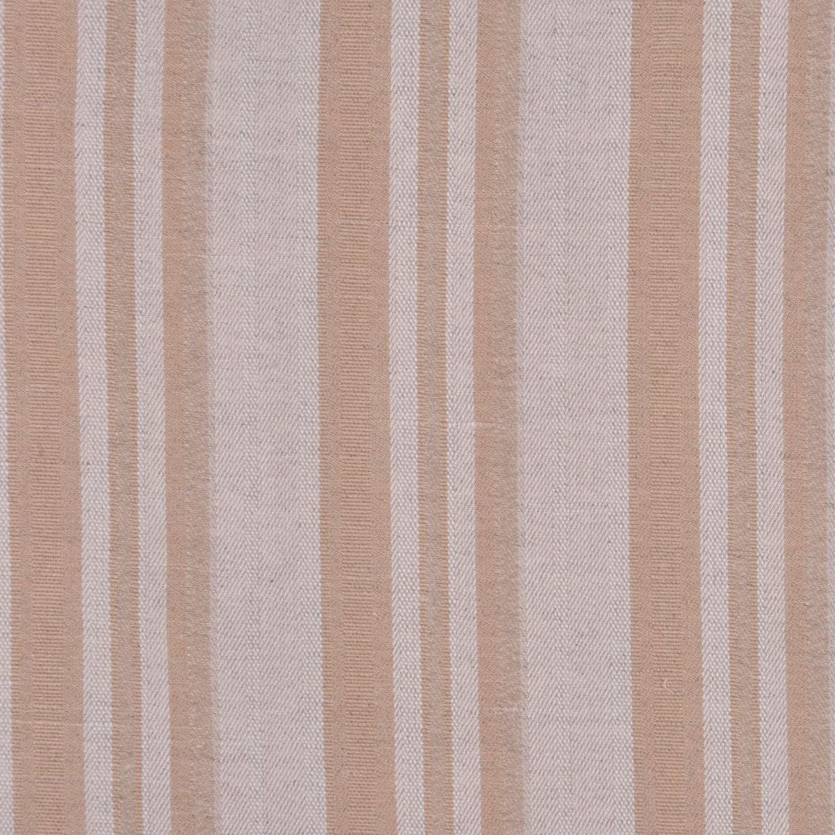 Italian Oatmeal and Tan Striped Cotton Suiting