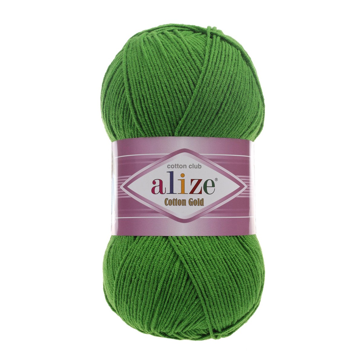 Alize Cotton Gold Knitting Yarn, Leaf Green - 126