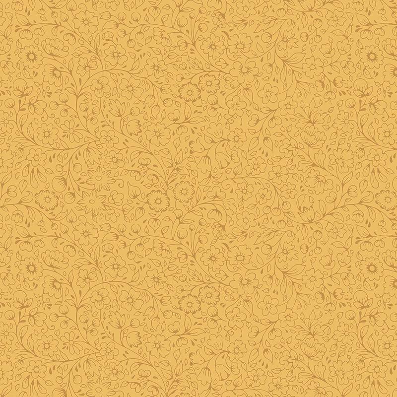 Liberty Art Fabrics Goldenrod Garden Silhouette Lasenby Quilting Cotton