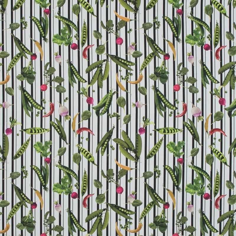 Mood Exclusive White Joy of Friendship Stretch Cotton Sateen