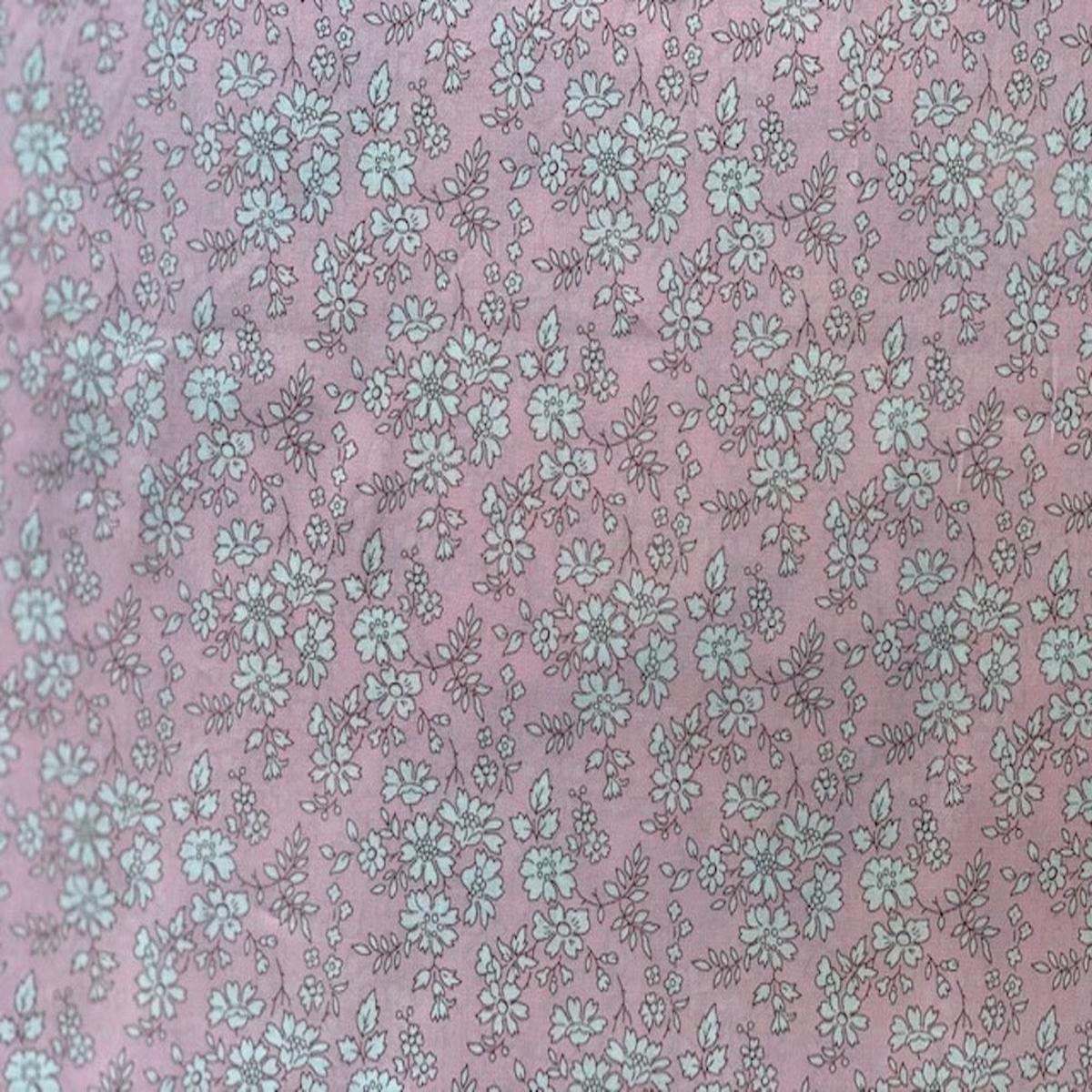 Pale Rose Floral Liberty of London Tana Cotton Lawn (Made in England)