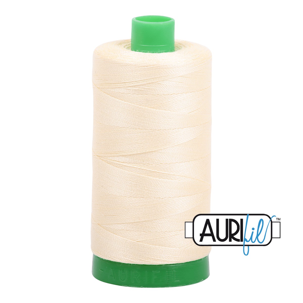 Light Lemon Yellow 40 wt 1094 yd Large Spool Aurifil Cotton Quilting Thread AF-MK40SC6-2110