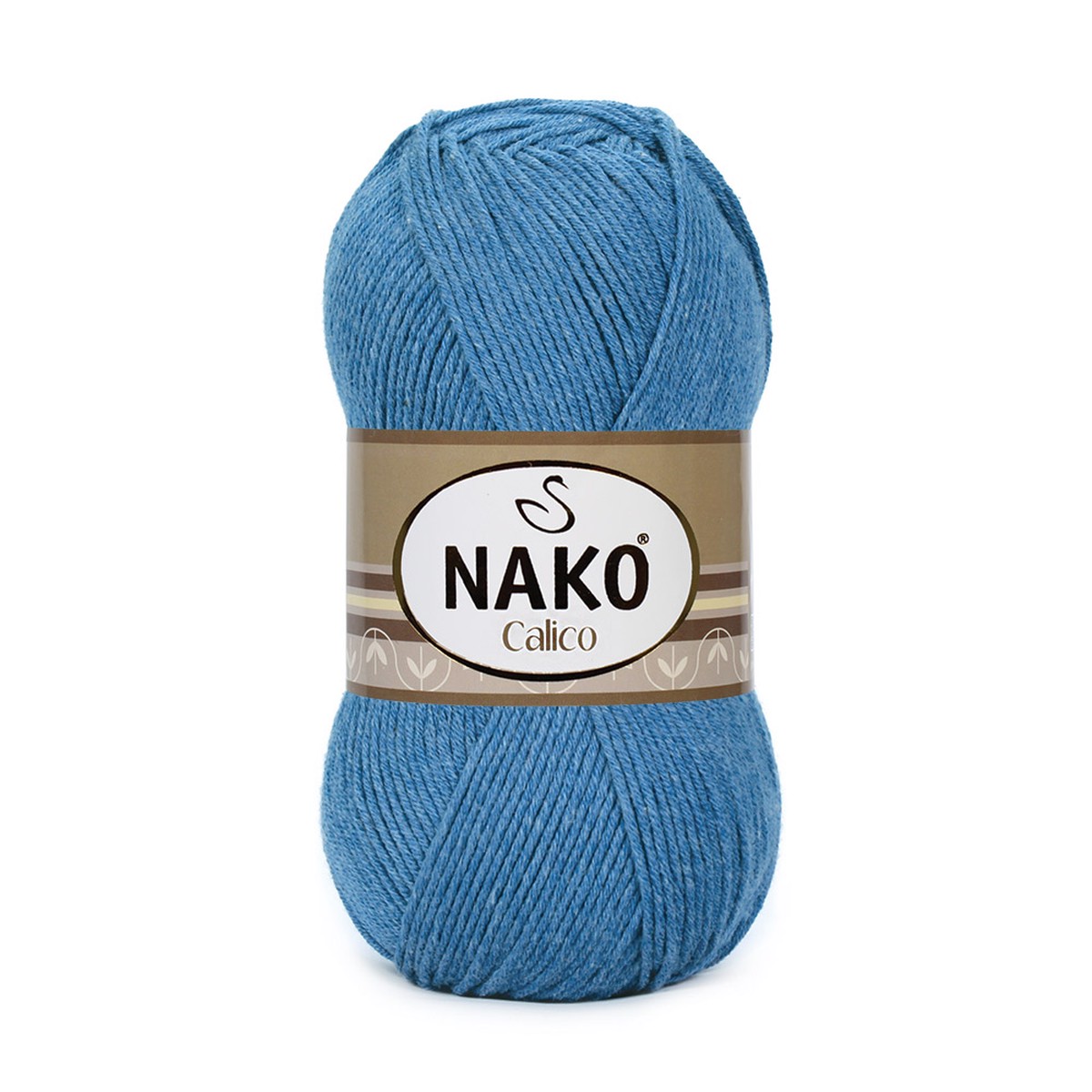 Nako Calico Knitting Yarn, Denim - 06614