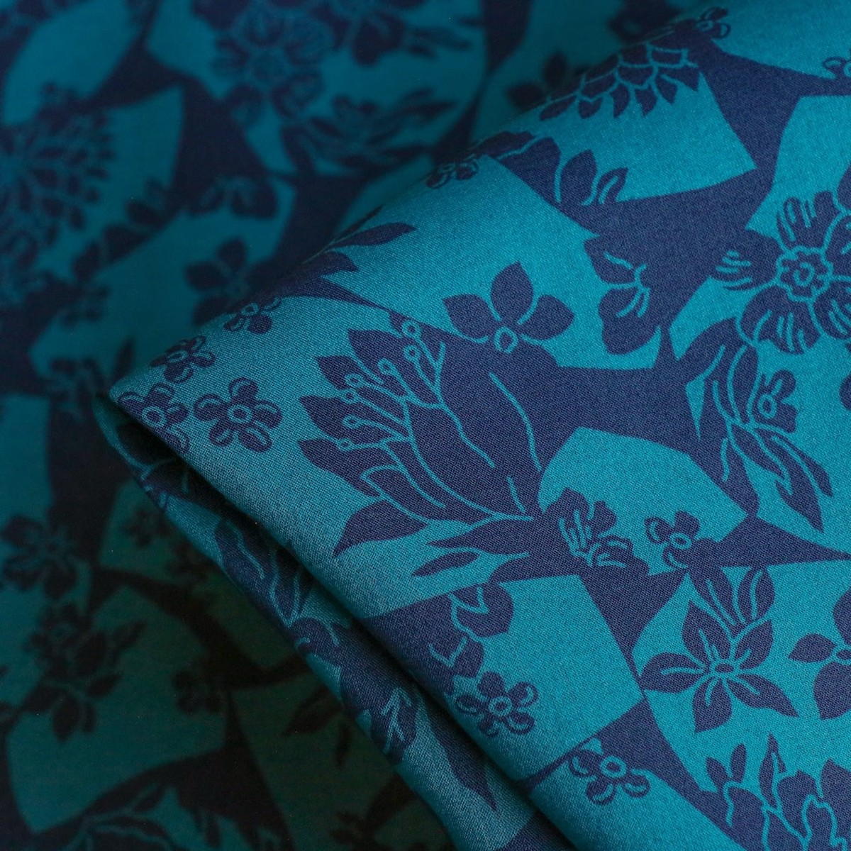 Ancient Navy/Teal - Liberty Tana Lawn