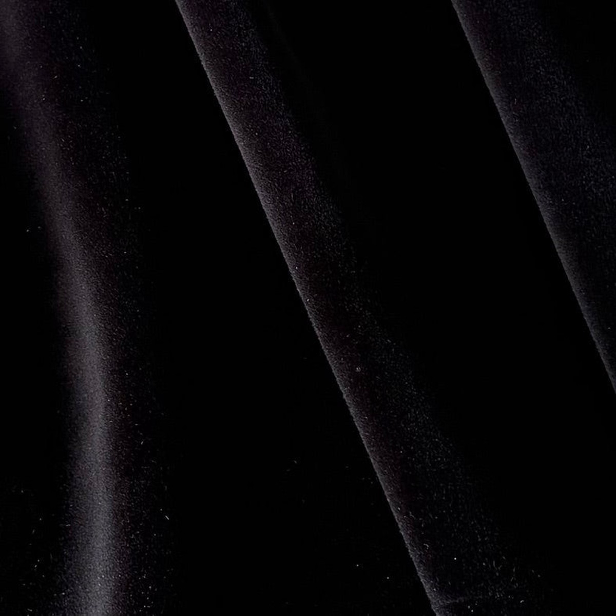 High-End Onyx Stretch Cotton Velvet (Made in Italy)