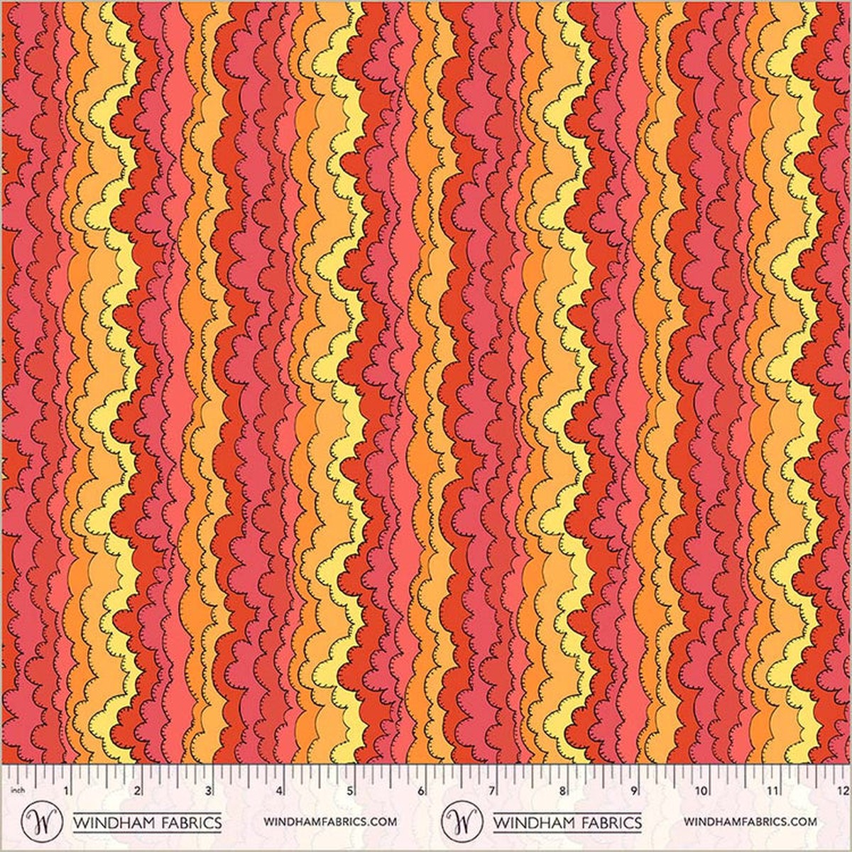 Sunshine Aurora Sunset High Density Cotton 44"/45" Fabric Per Yard