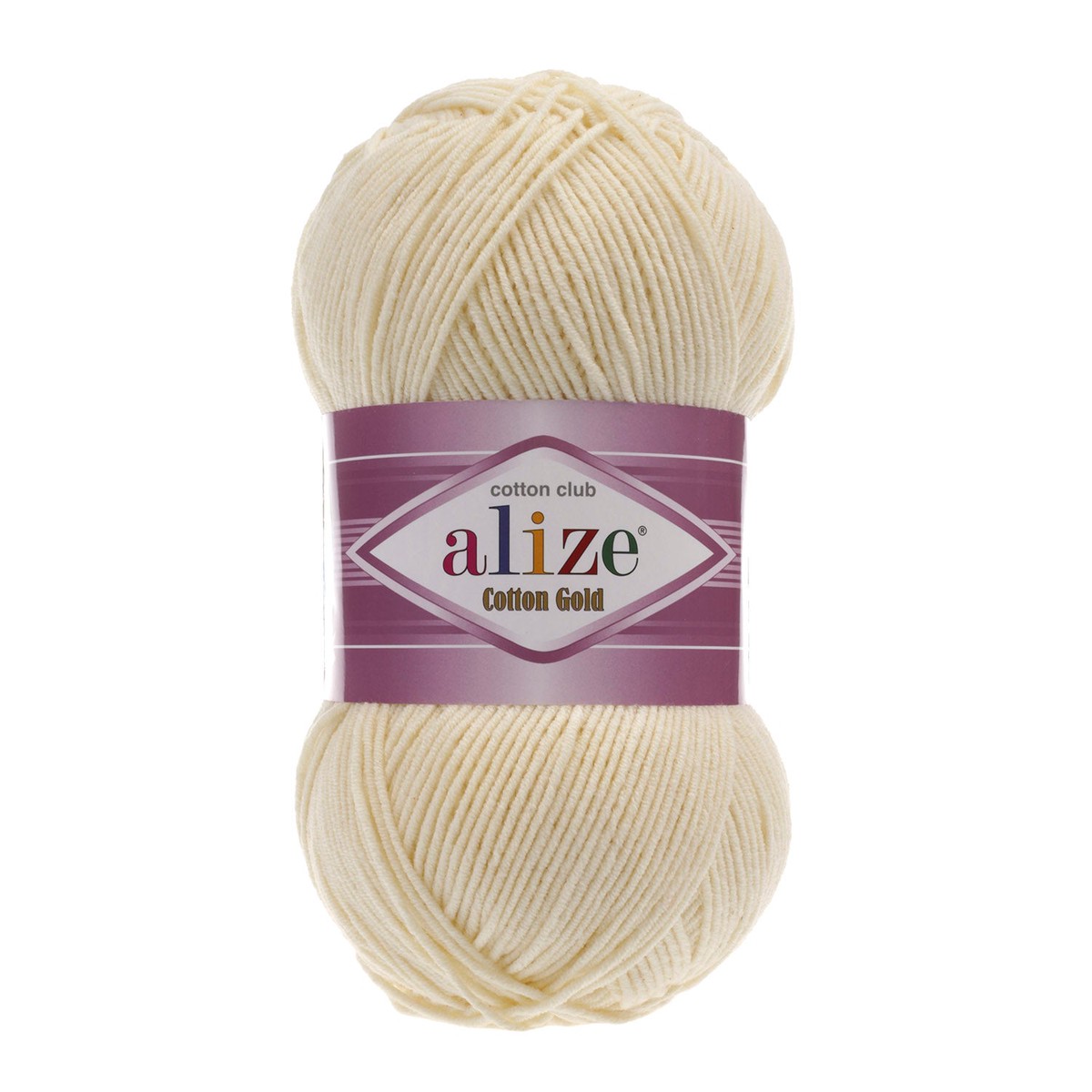 Alize Cotton Gold Knitting Yarn, Cream - 01