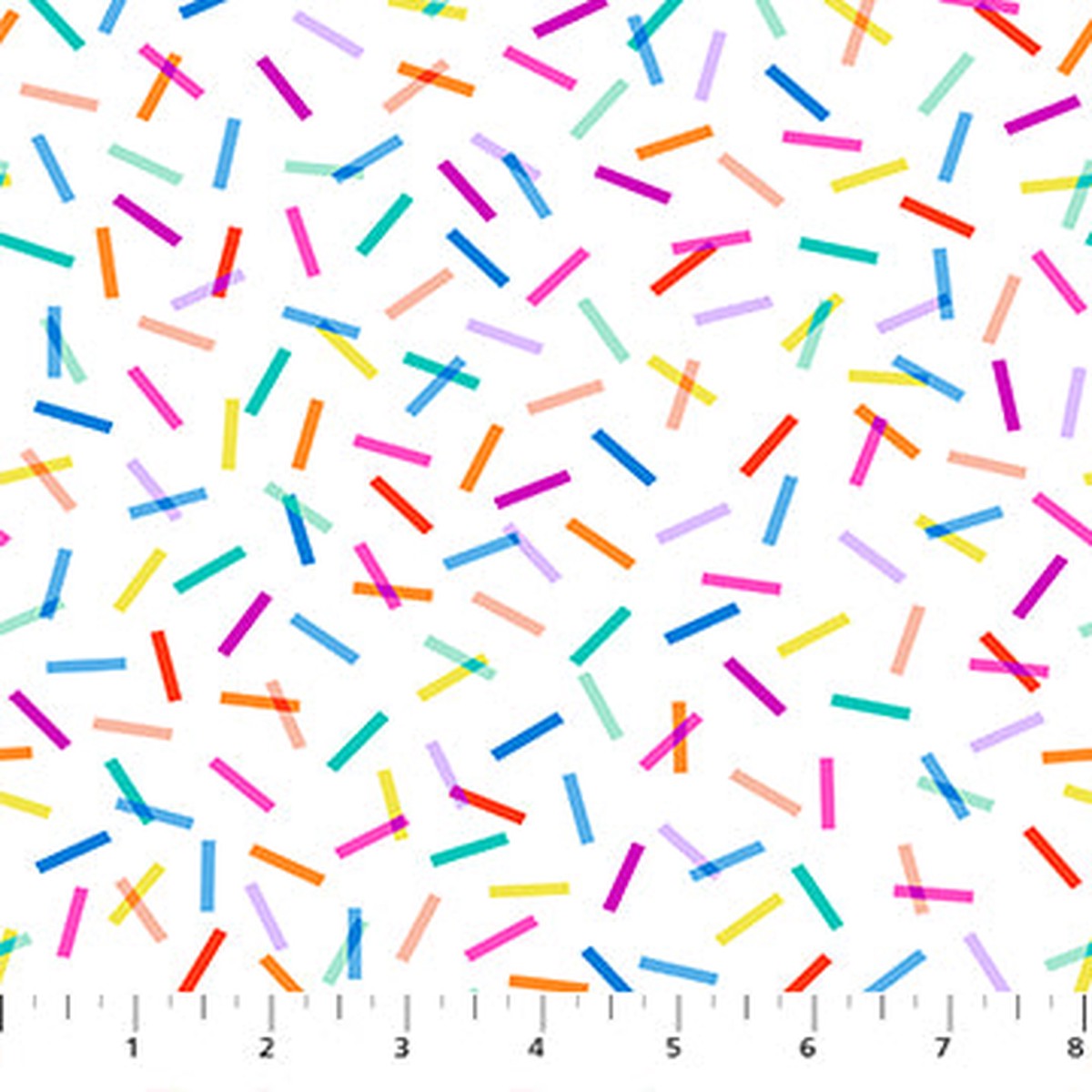 COTTON - FIGO fabrics - Dovetail - White Multi Confetti