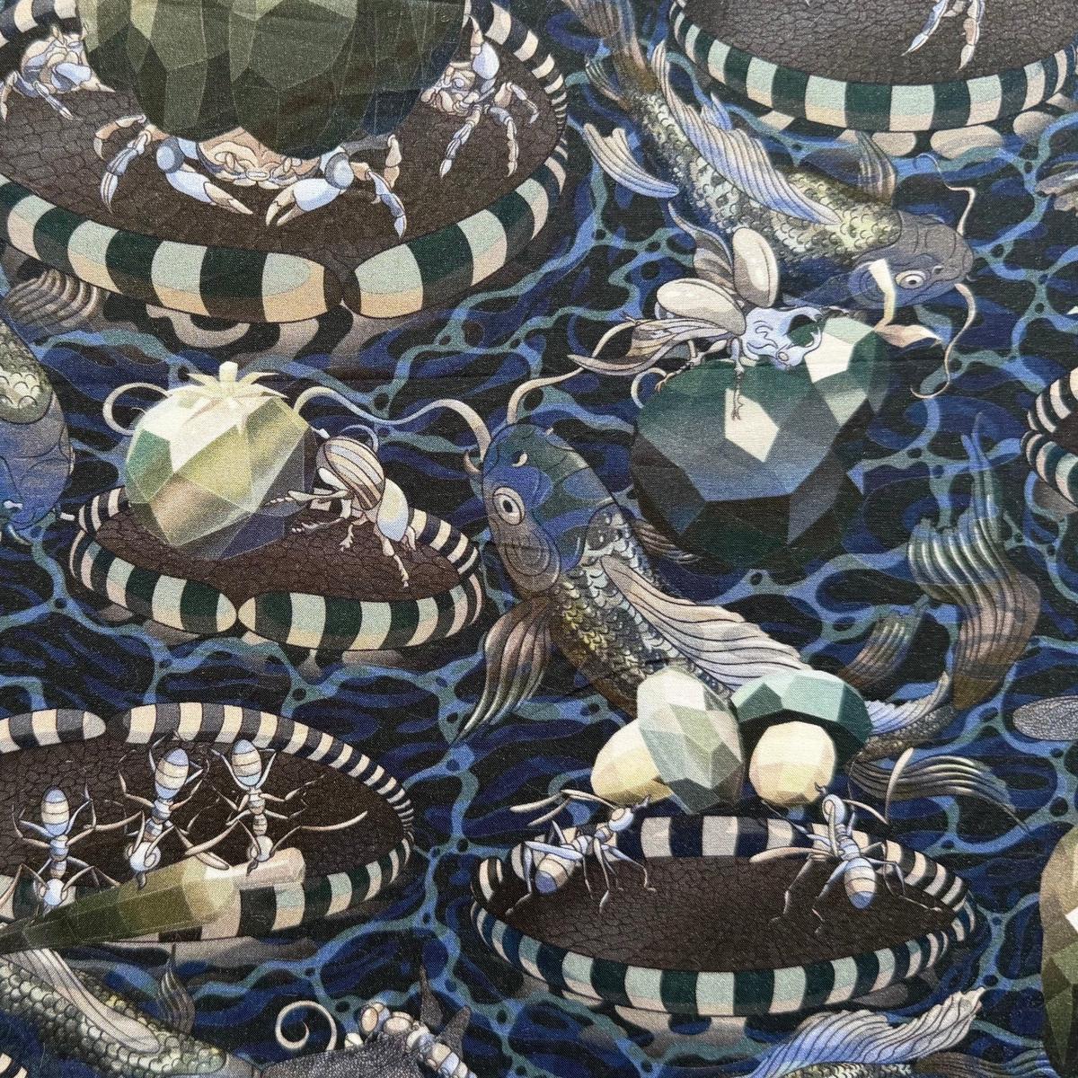 Wilde World Blue Liberty of London Tana Cotton Lawn (Made in Italy)