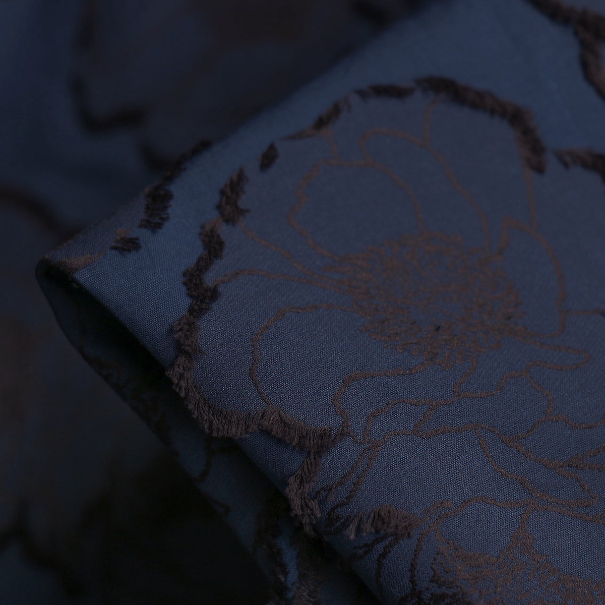 Mani Fiori Jacquard NavyBlack