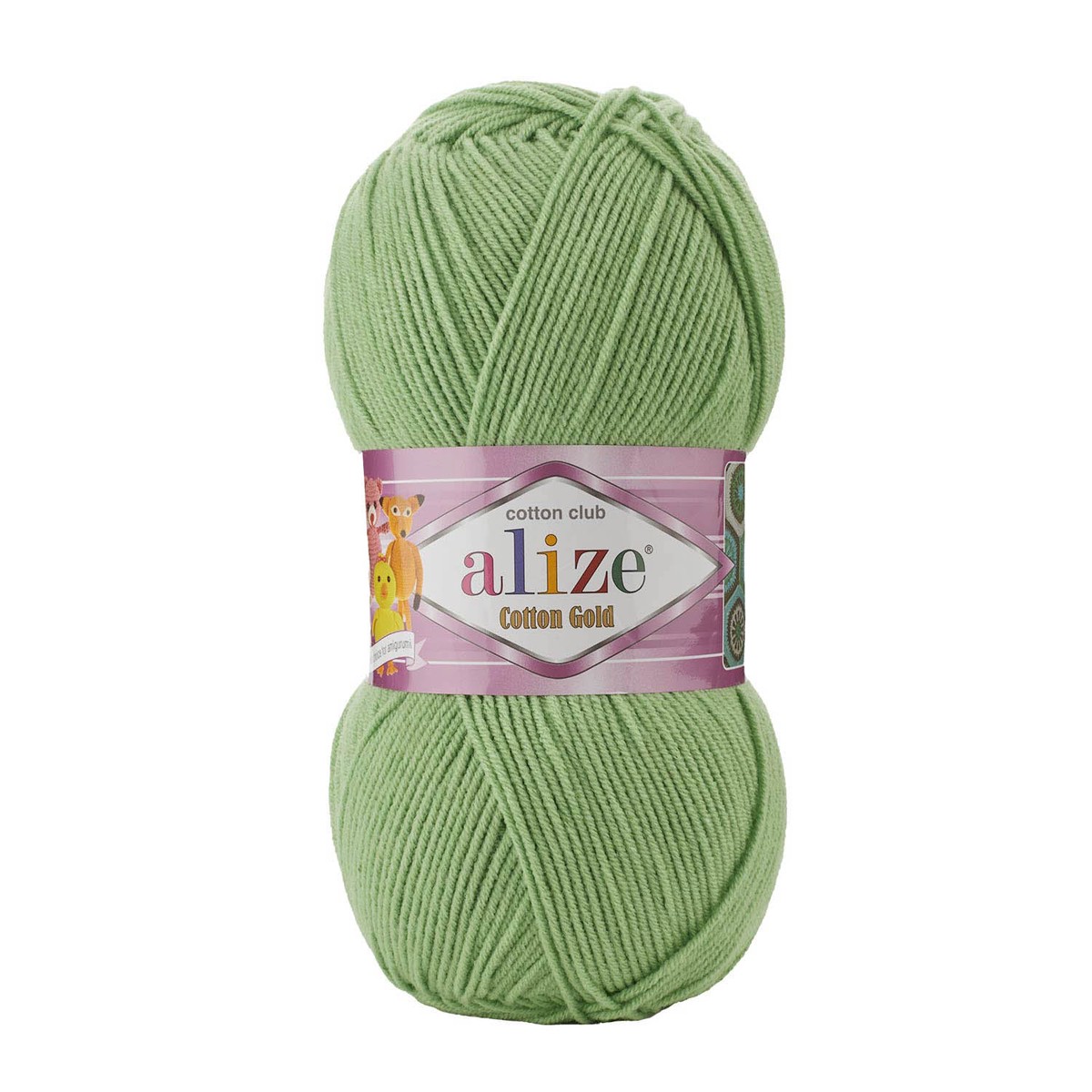 Alize Cotton Gold Knitting Yarn, Light Green - 103