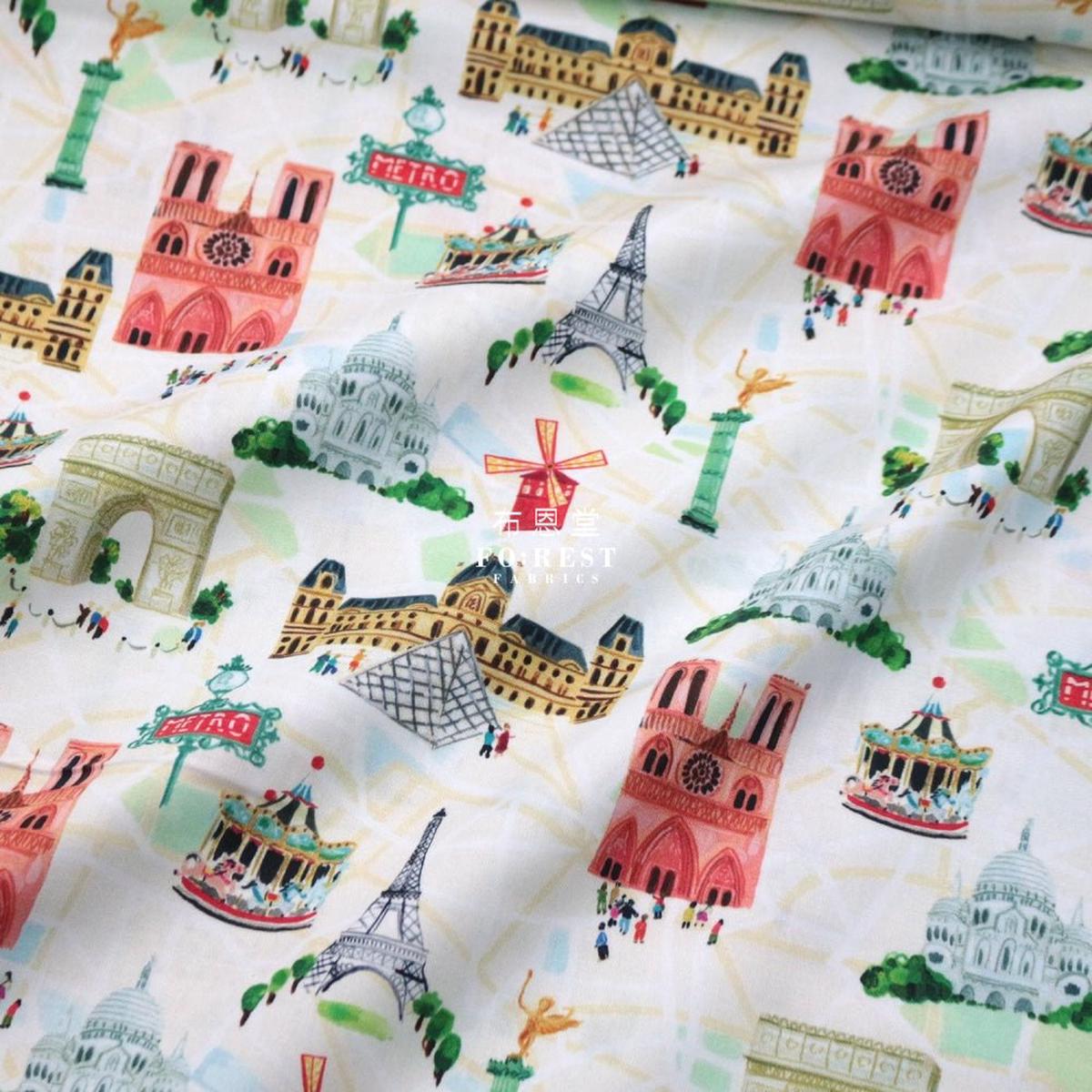 cotton - MY FRENCH fabric