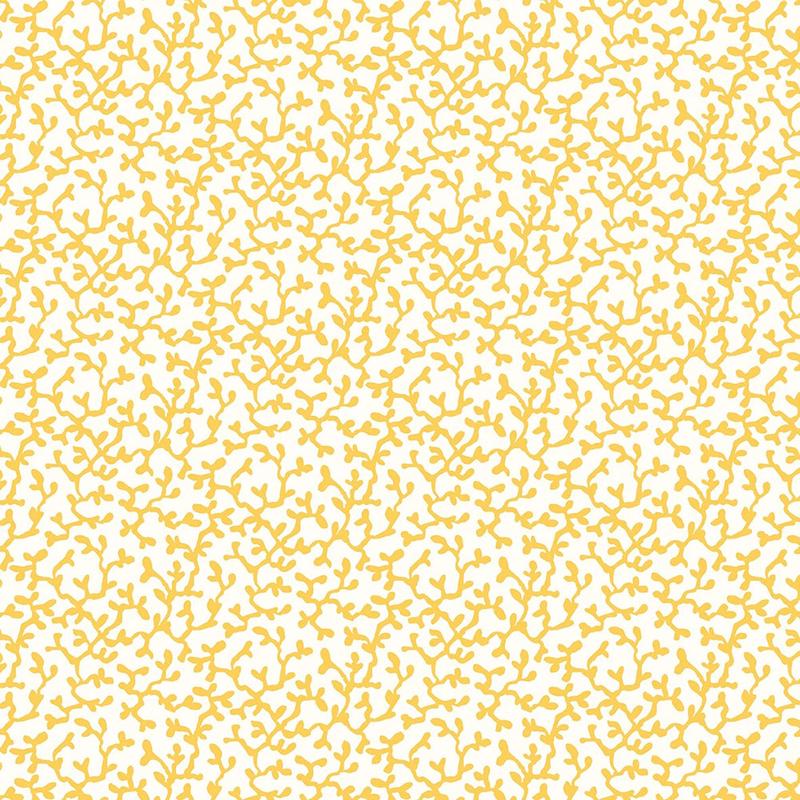 Liberty Art Fabrics Yellow Corallium Lasenby Quilting Cotton