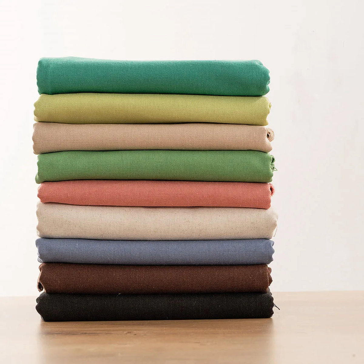 50x140cm Soft Ramie Cotton Fabric Lightweight Linen For DIY Apparel Handmade Bag Pillow Quilting Travel Luggage Decor Materials