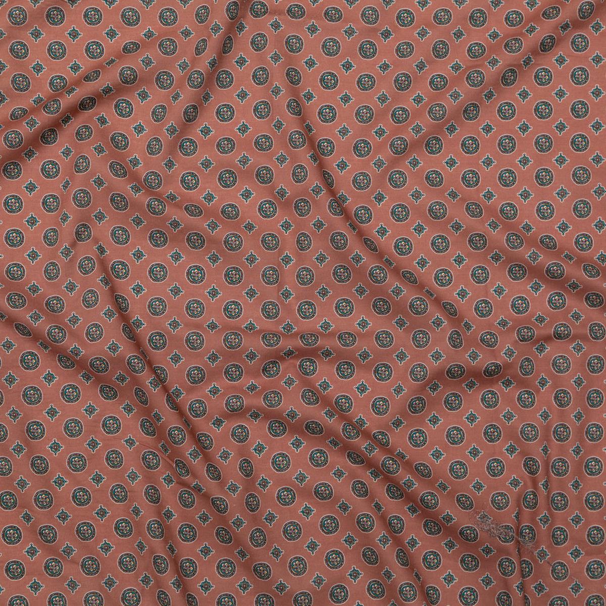Cotton Voile - Rose Taupe Medallions - Peaceful Ease Print - Mood Exclusive Kenko Collection