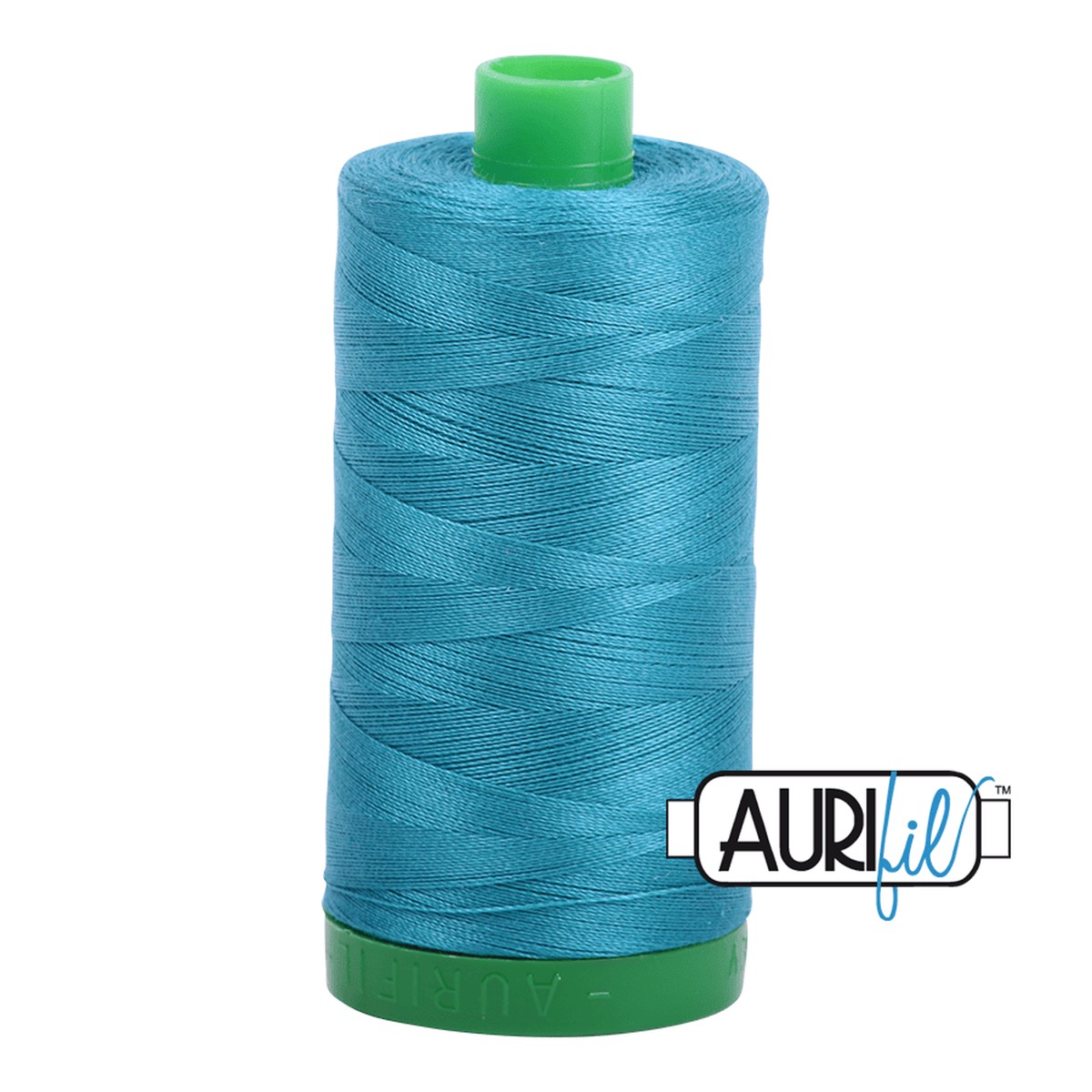 Dark Turquoise 40 wt 1094 yd Large Spool Aurifil Cotton Quilting Thread AF-MK40SC6-4182'