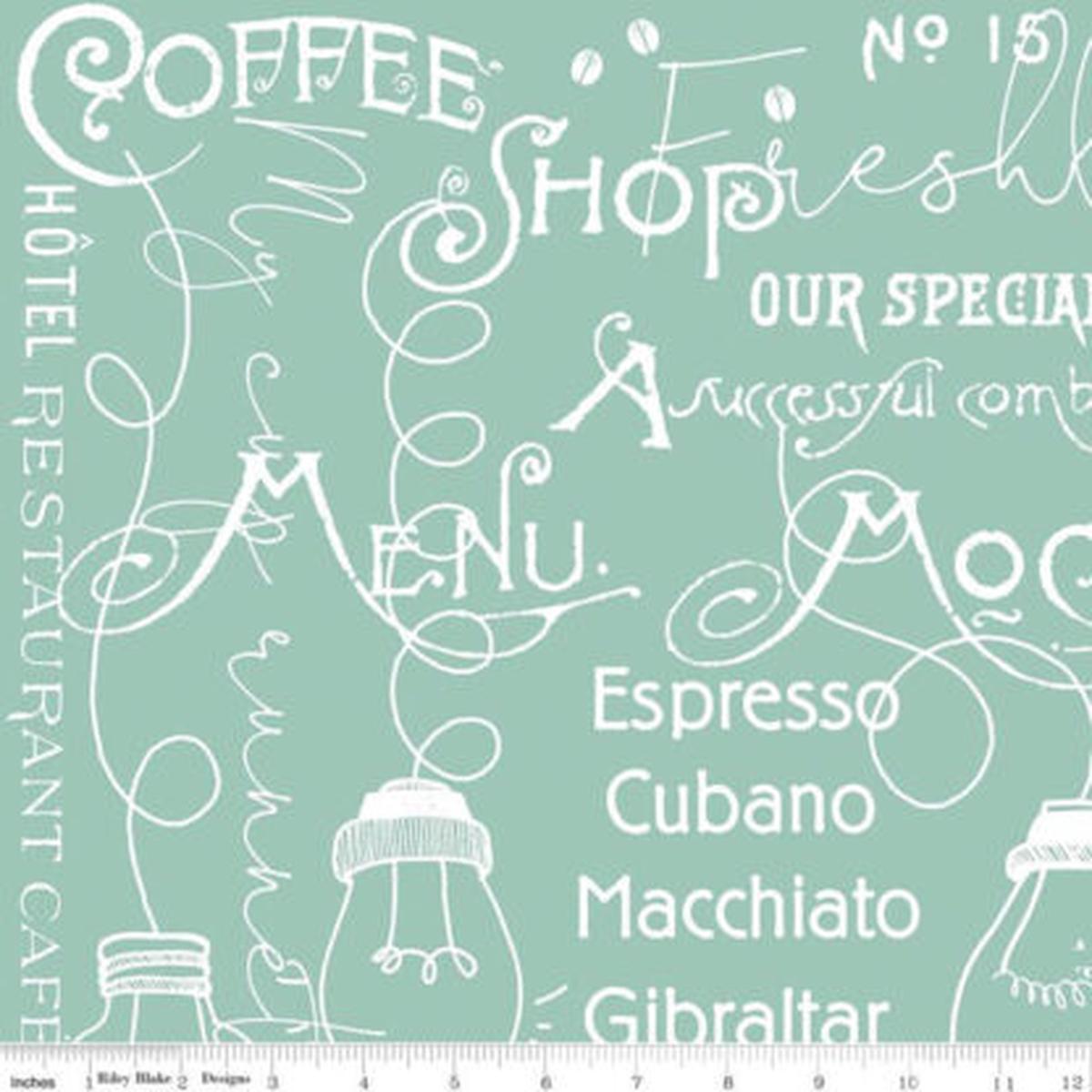 Coffee Chalk C11035 Aqua J. Wecker Frisch
