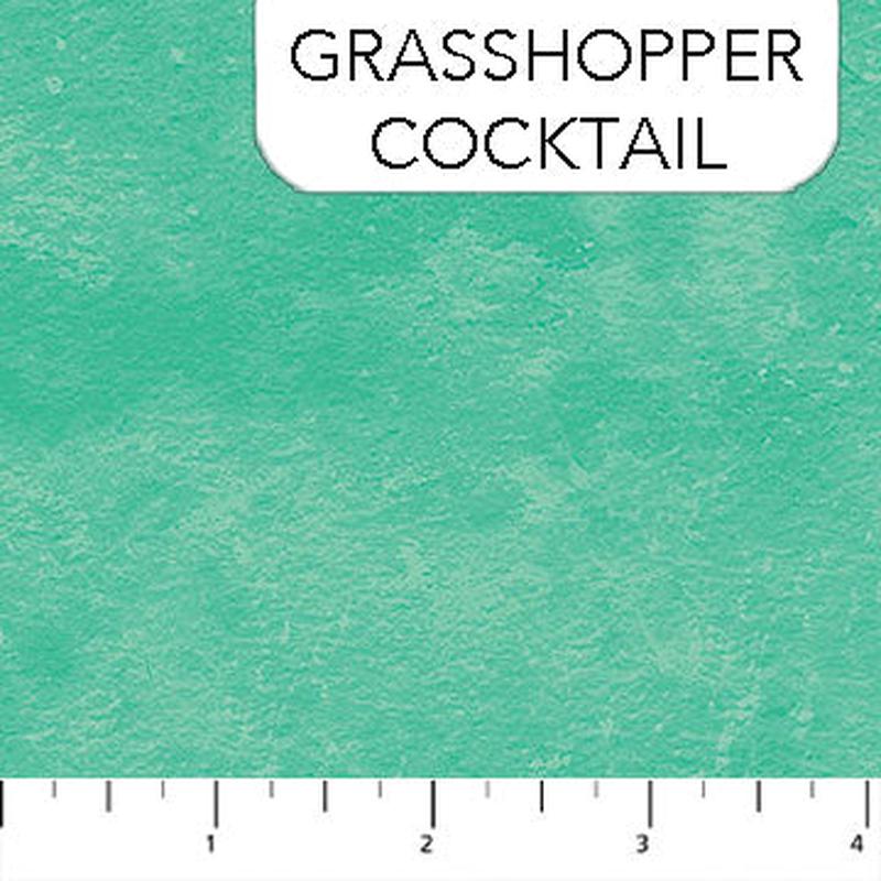 Toscana Texture Grasshopper Cocktail Blue Green Deborah Edwards Northcott Studio Cotton Fabric NC-9020-640 1