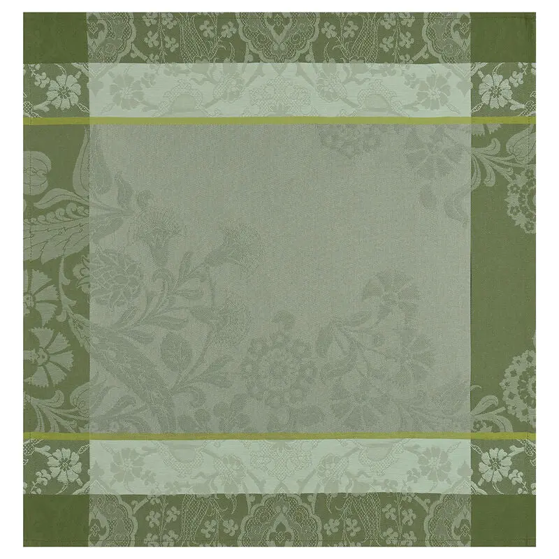 Le Jacquard Franais- Voyage Green Coated Cotton Napkin (23" Sq, Set of 4)