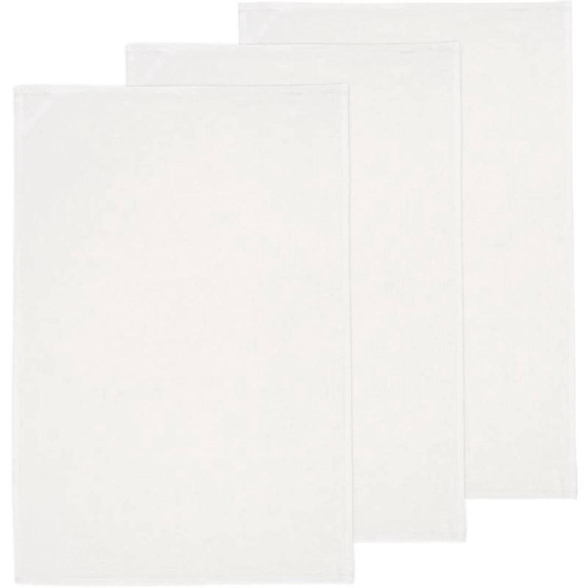 Unbleached White Bakers Floursack Dishtowels Set of 3