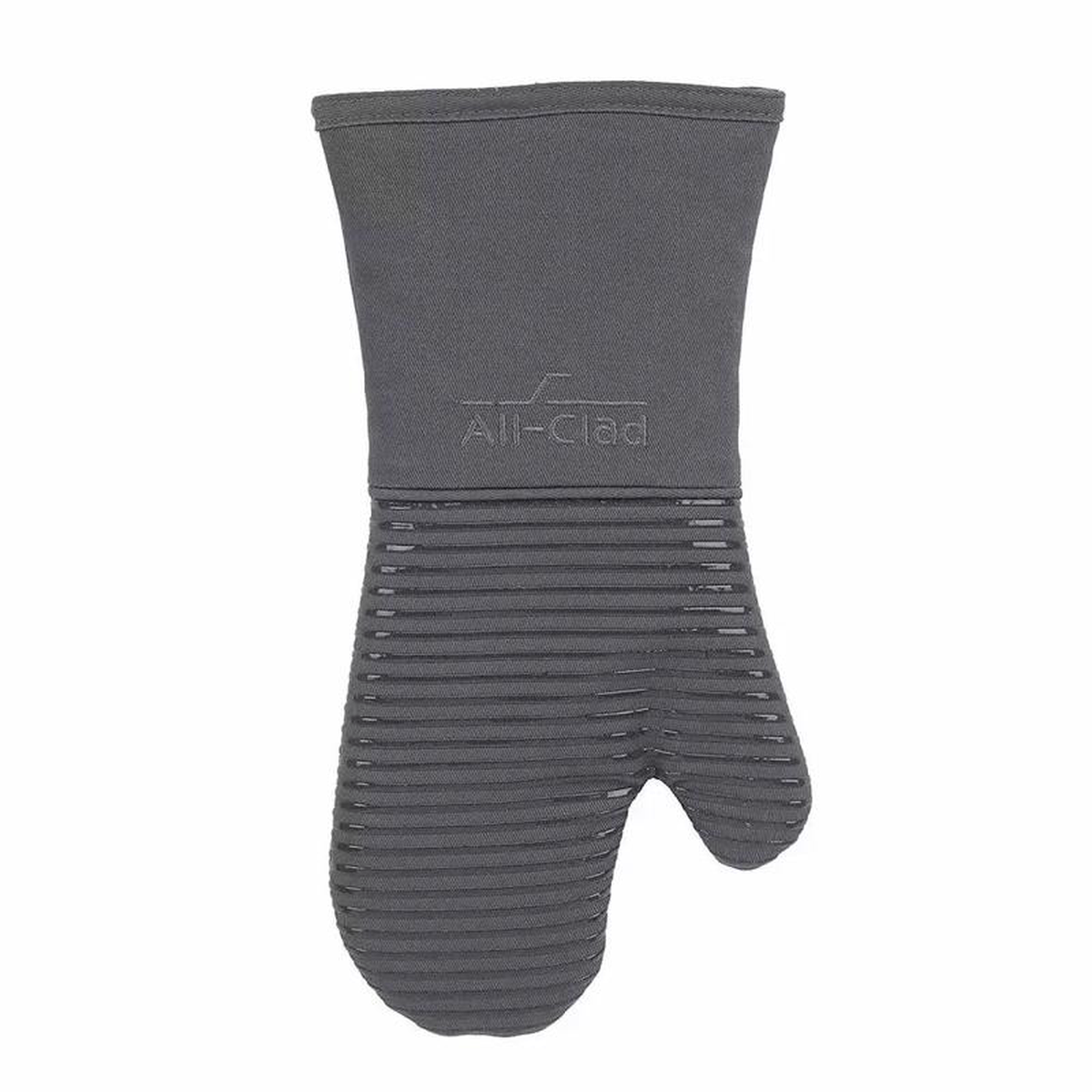 All-Clad  Silicone Treated Oven Mitt  Pewter