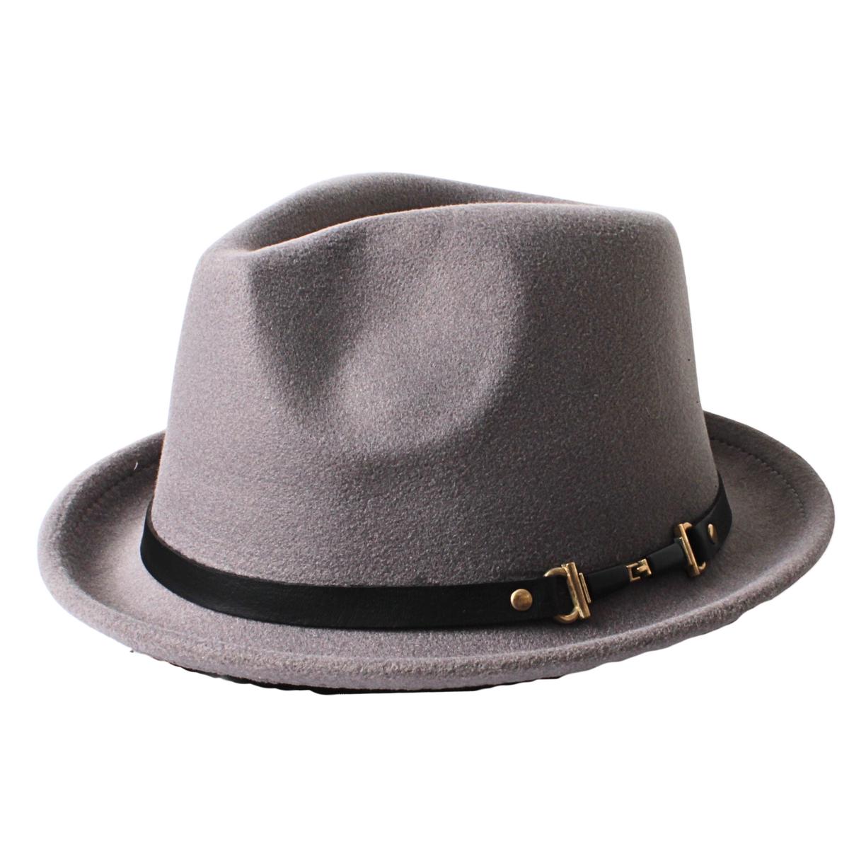 Belt Hat Fashion Grey
