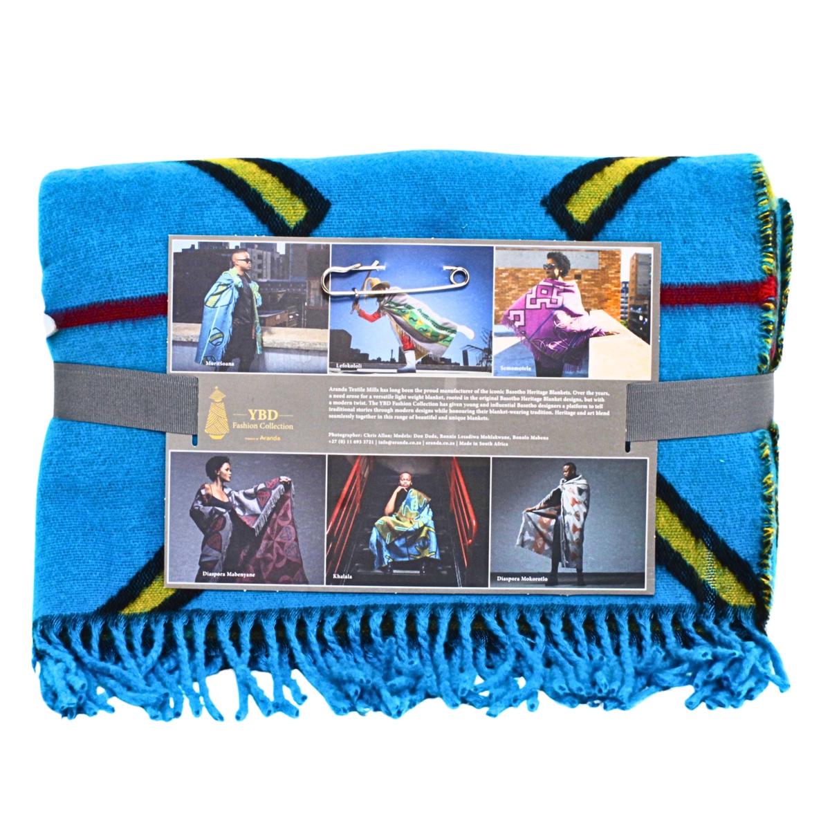 BLANKET BELLA VITA KHALALA AQUAMARINE A