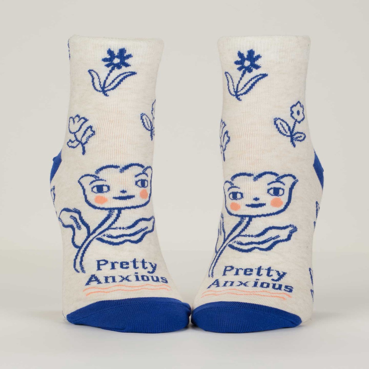 Blue Q Womens Ankle Socks - Pretty Anxious