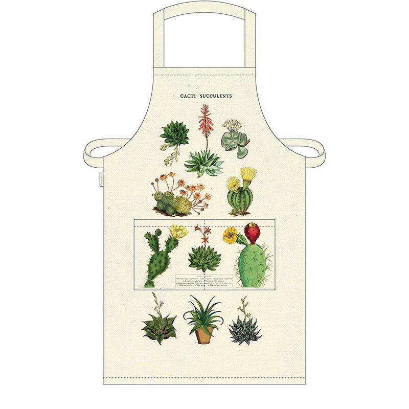 Cavallini & Co. Apron - Succulents