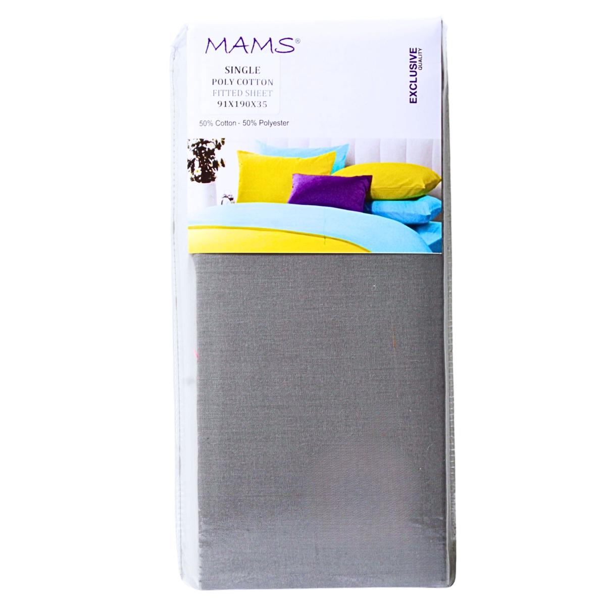 Fitted Sheet Extra Depth Platinum Sng