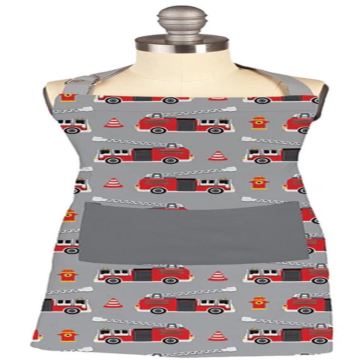 MU Kitchen- Kids Apron- Fire Truck