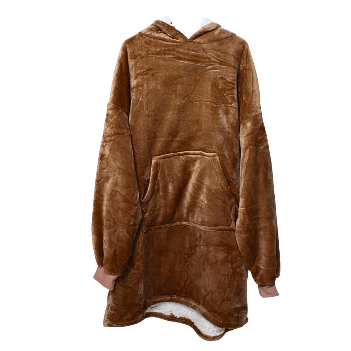 Pyjama Hoodie Plain Beige