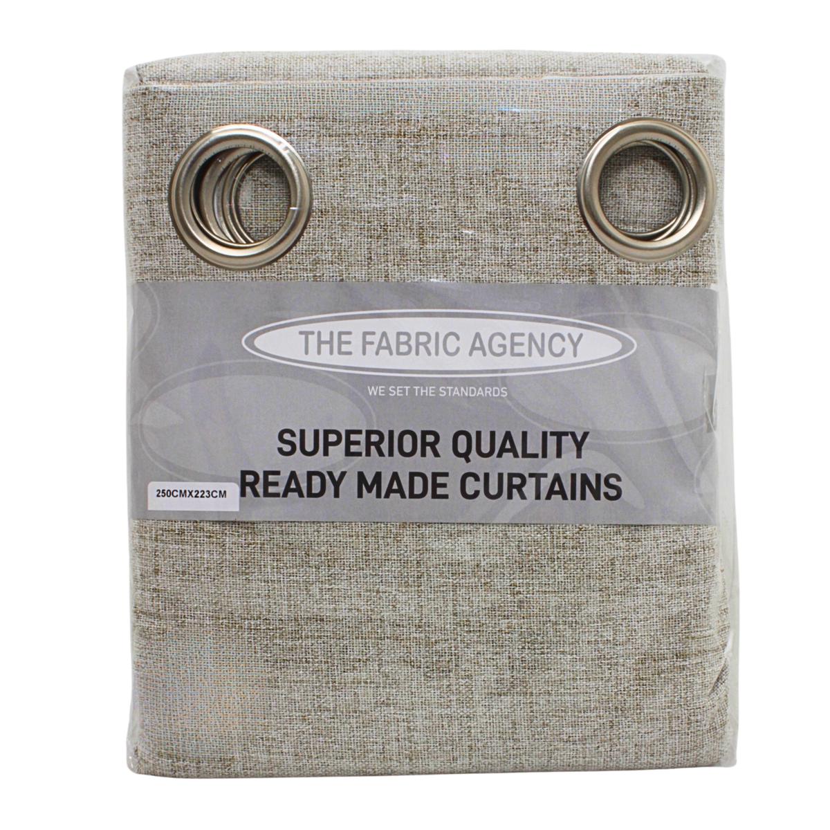 Curtain Textured Beige 230x223 Each
