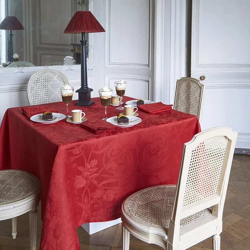 Le Jacquard Franais- Tivoli Velvet Linen Tablecloth (69X69)