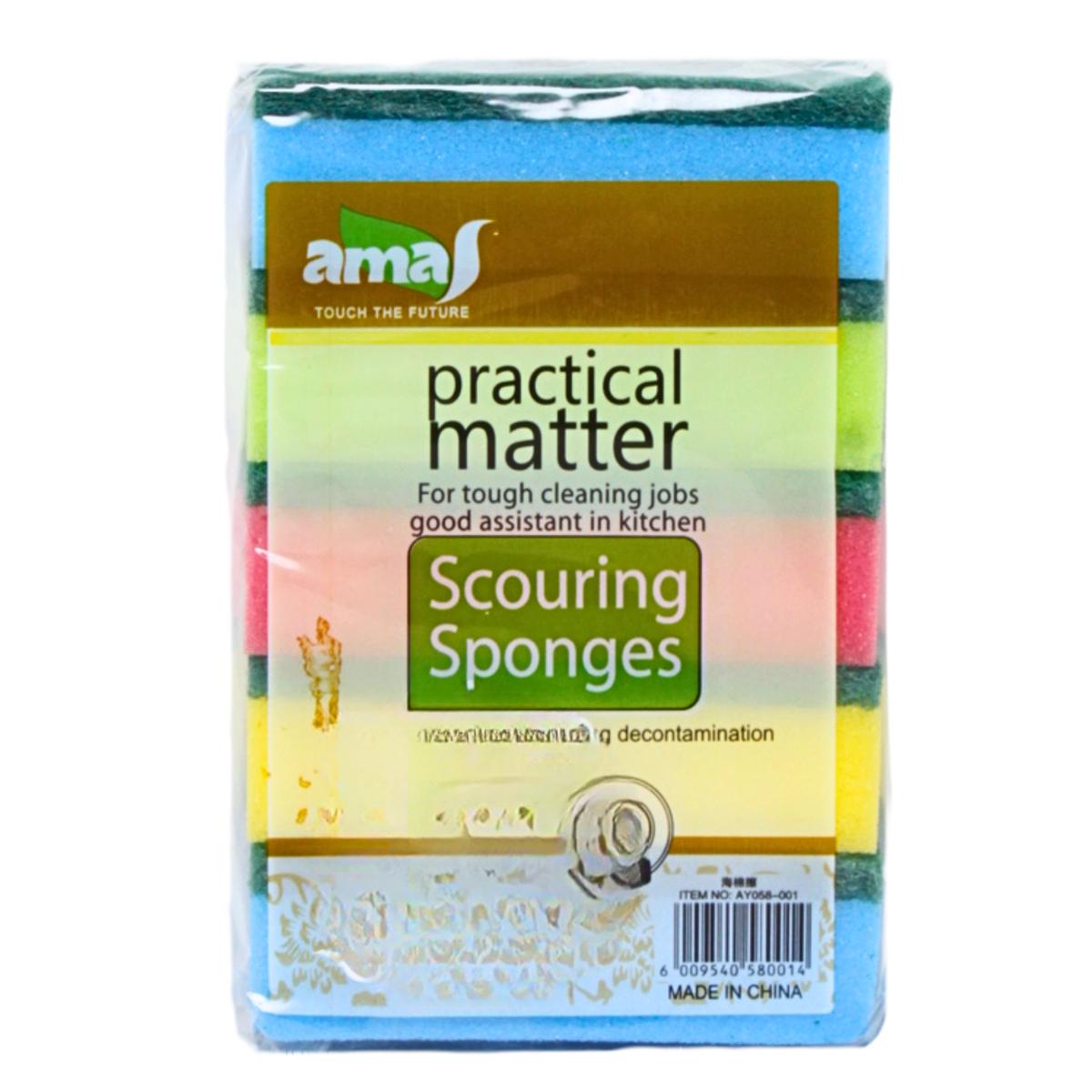 SPONGE 5PCE ASSORTED A