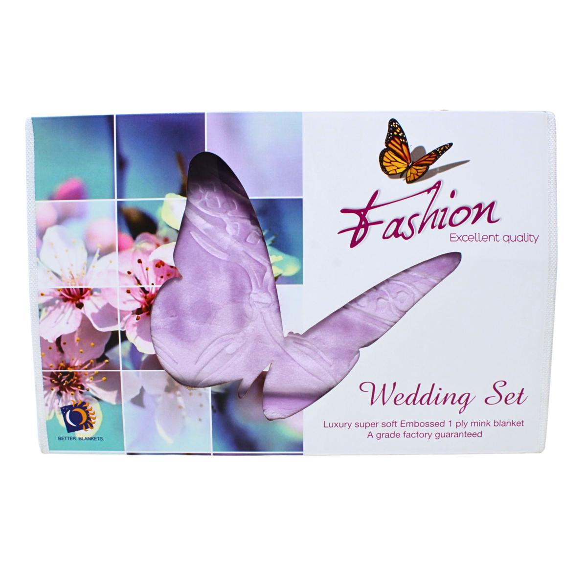 BLANKET MINK FASHION LAVENDER KNG