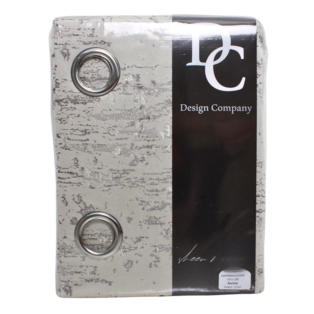 CURTAIN EYELET AURORA FROST 225X220