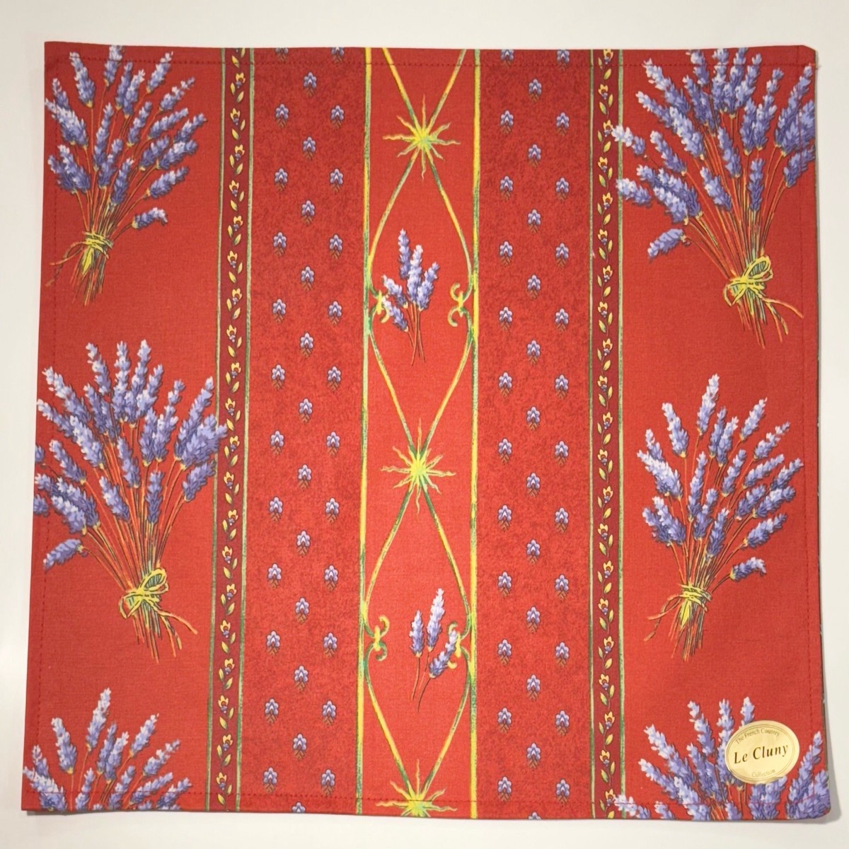Le Cluny- Provence Lavender Red Placemat