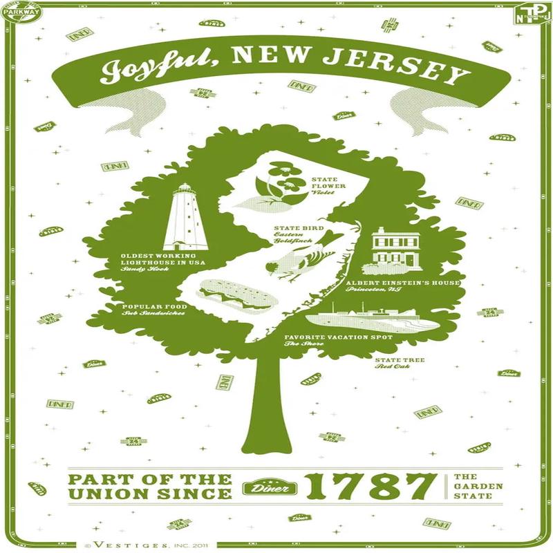 New Jersey Kitchen Towel