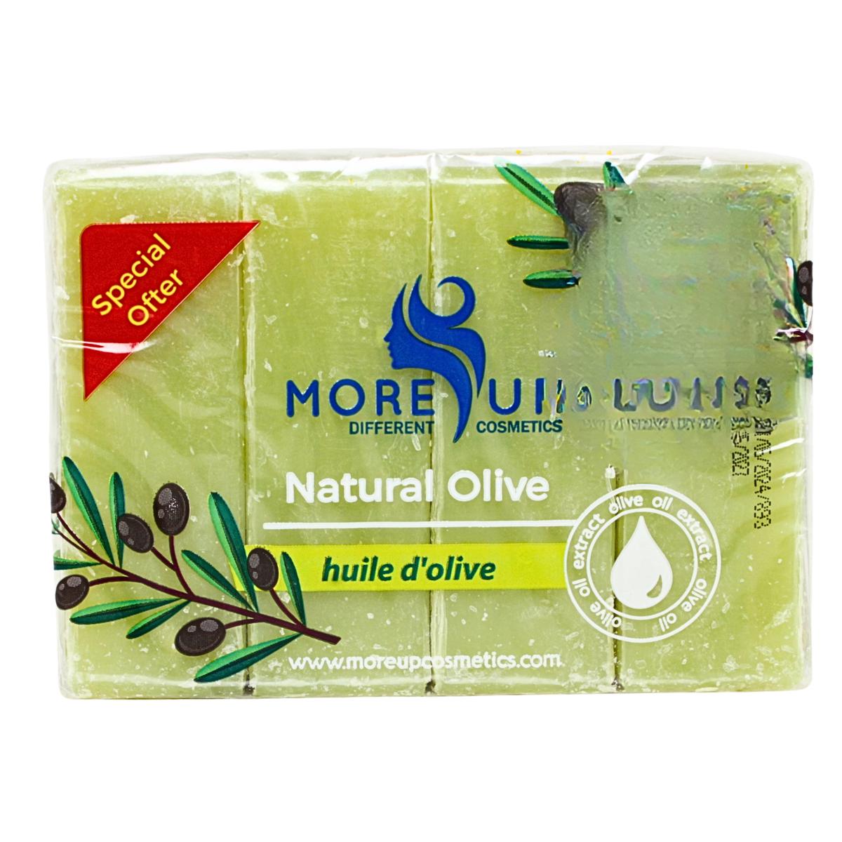 BARSOAP MOREUP 180G 4PCE OLIVE A