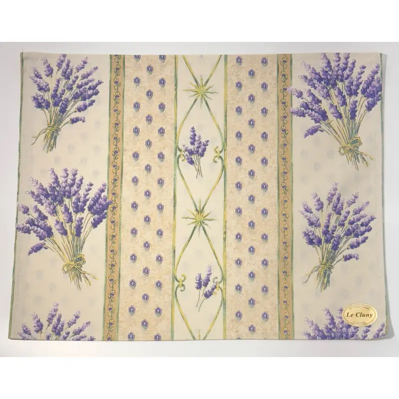 Le Cluny- Provence Lavender Creme Placemat