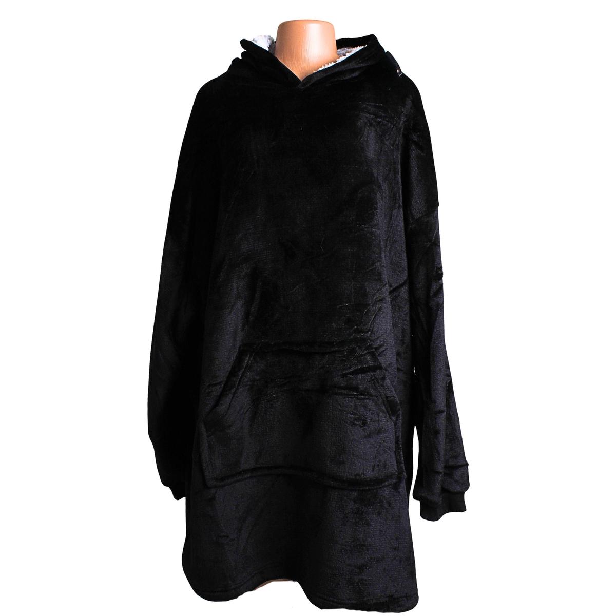 Pyjama Hoodie Plain Black