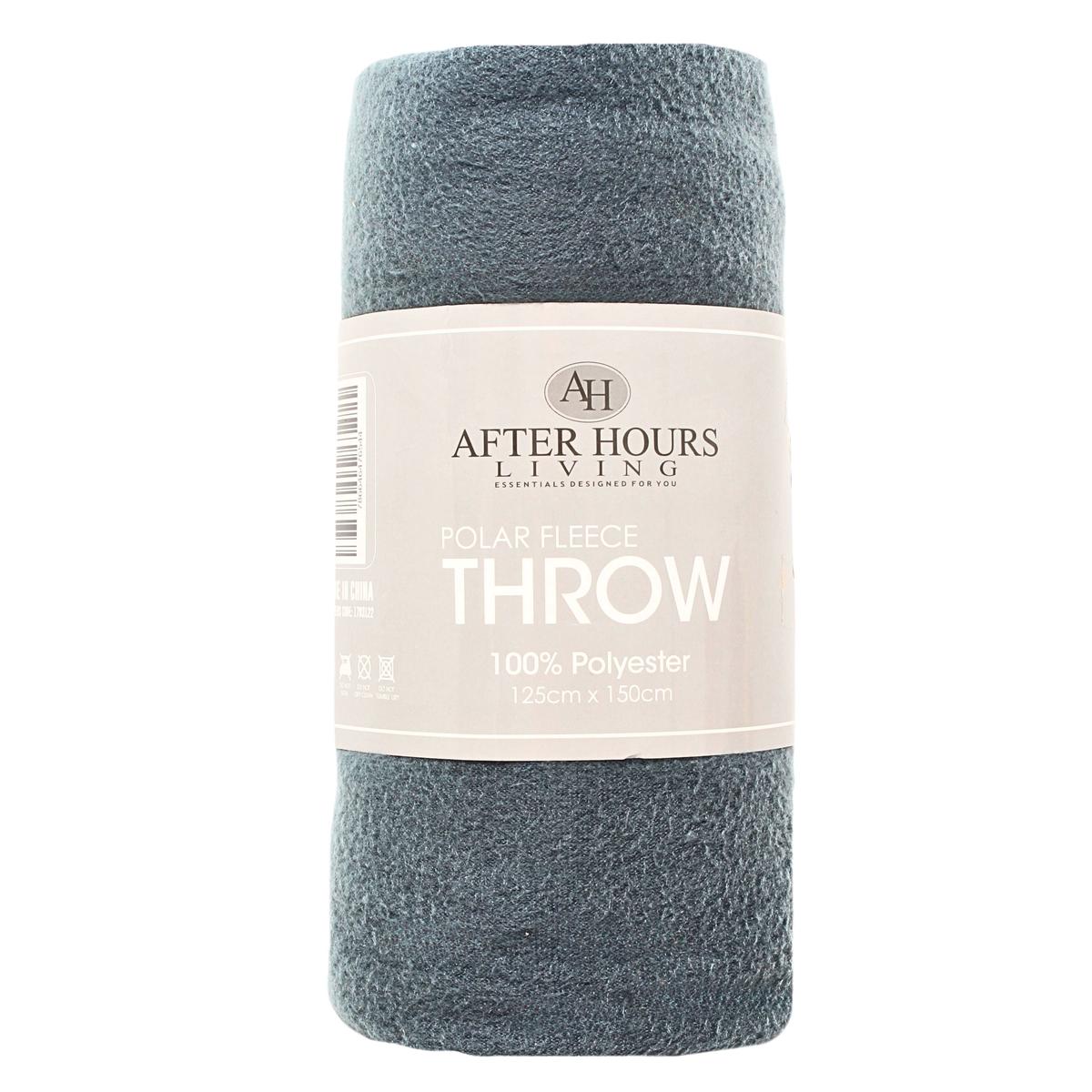THROWS POLAR FLEECE GREEN