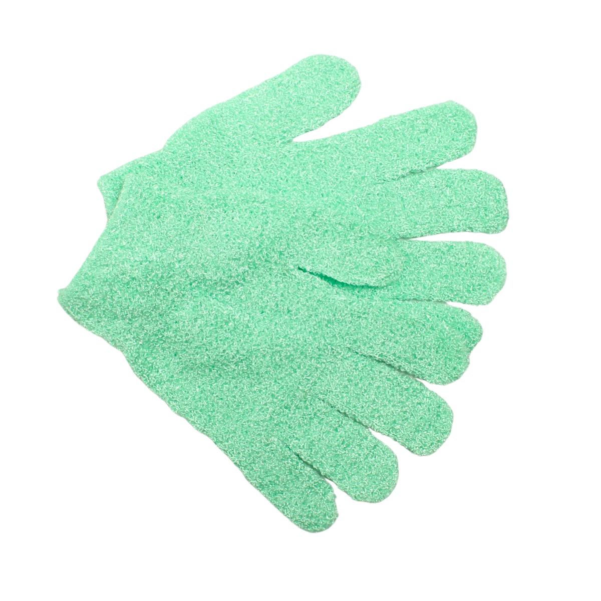Bath Glove 2pce Green