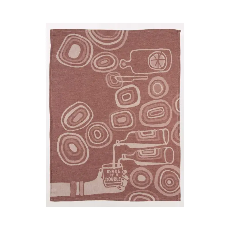 BlueQ Woven Dish Towel - Make It A Double